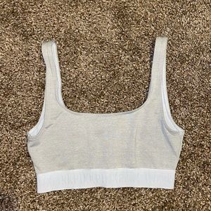PINK Grey Sports Bra